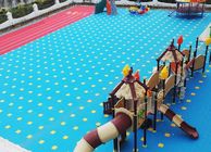 Facile installez le jardin d'enfants modulaire parquetant des biens aucun anti enflement de boue